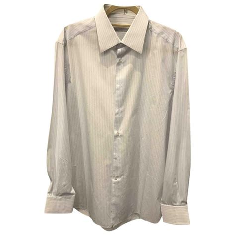 Shirt Gucci White size 42 EU (tour de cou / collar) in Cotton